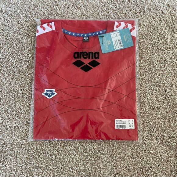 Arena Red and White T-Shirt - Picture 3 of 4